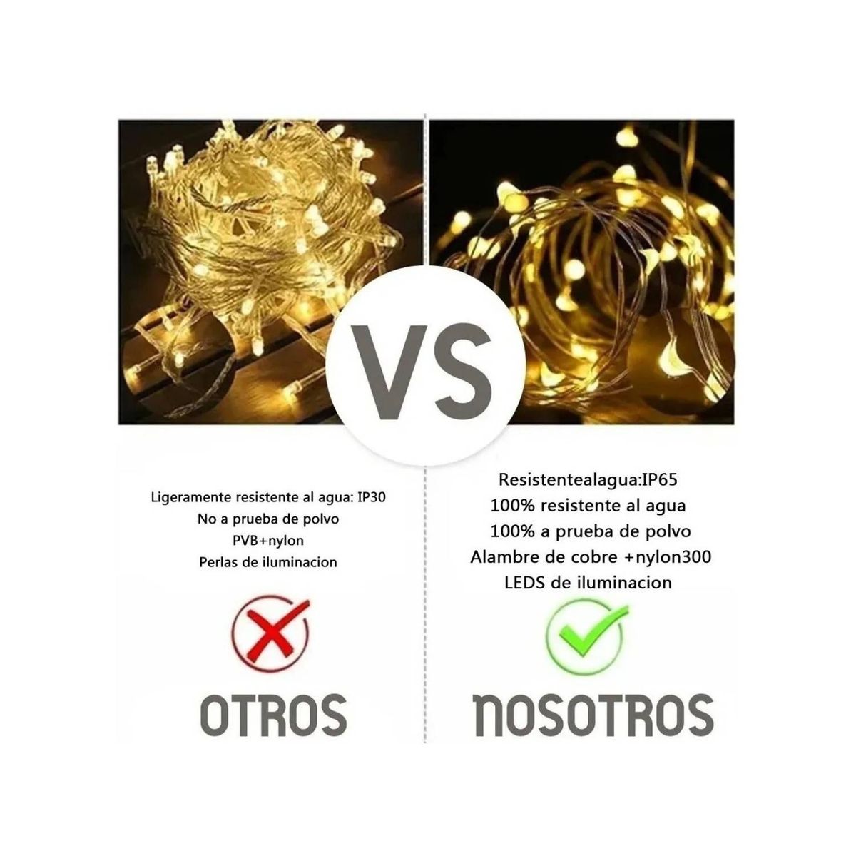 U BUY - Cortinas Serie Luces 300 Led Decorativas Usb 8 Modelo 3x3m