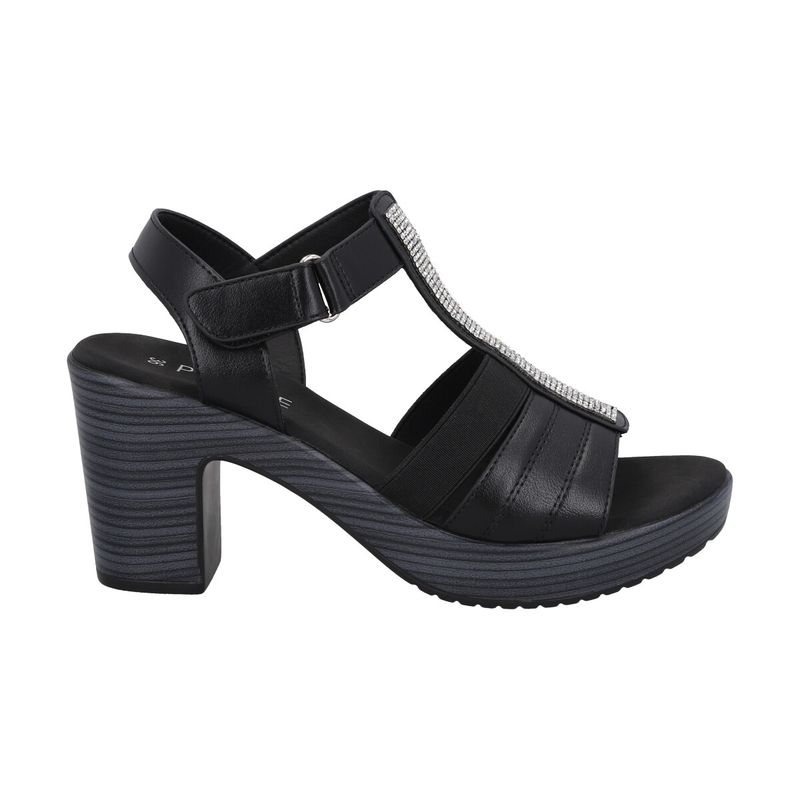 POLICE - Sandalia Mujer Negro 12 Trini  Police