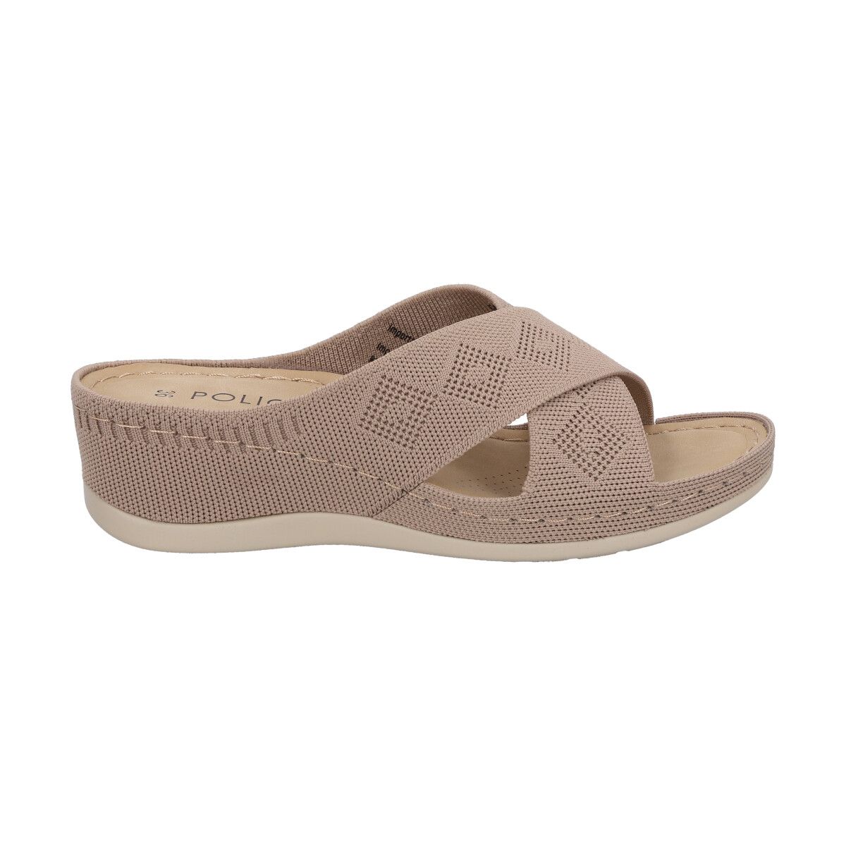 POLICE - Sandalia Mujer Camel Juana  Police