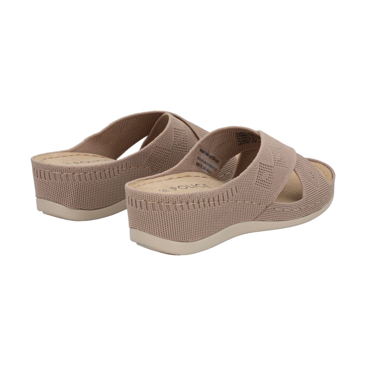 POLICE - Sandalia Mujer Camel Juana  Police