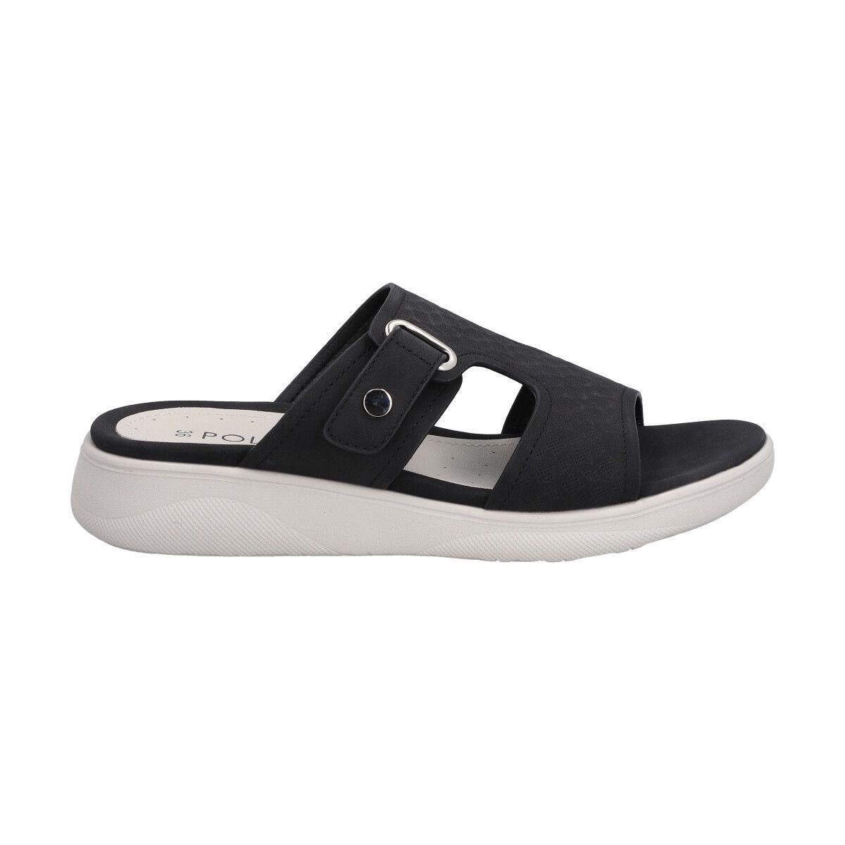 POLICE - Sandalia  Mujer Negro Plataforma  Alexa Police