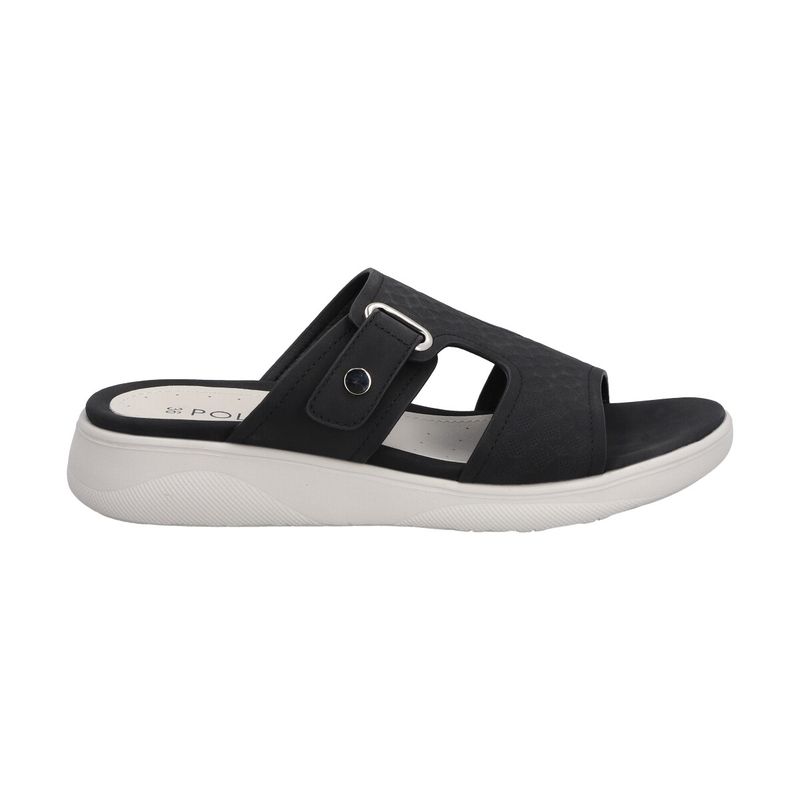 POLICE - Sandalia  Mujer Negro Plataforma  Alexa Police