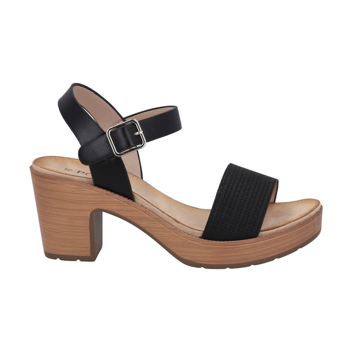 POLICE - Sandalia Mujer  Negro Trixie 2 Police