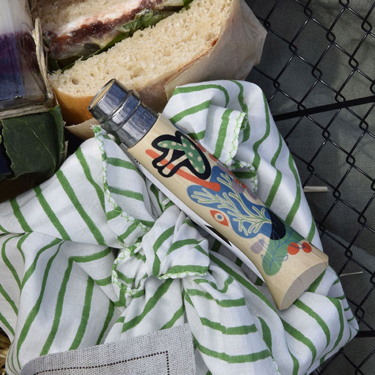 OPINEL - Cuchillo Opinel N°08 Nature Perrine Honoré OPINEL