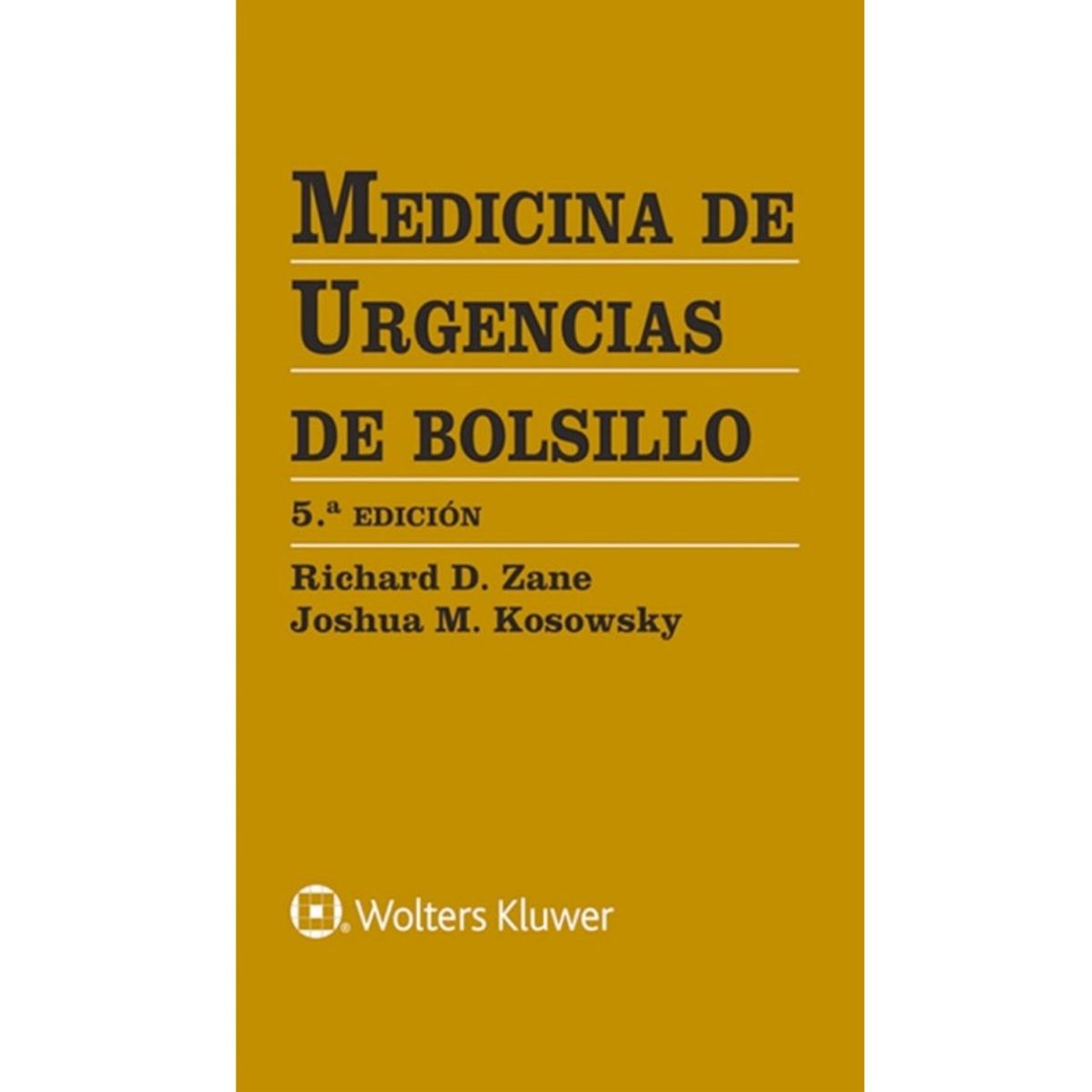 EDITORIAL MEDITERRANEO - Libro Medicina De Urgencias De Bolsillo 5Ed