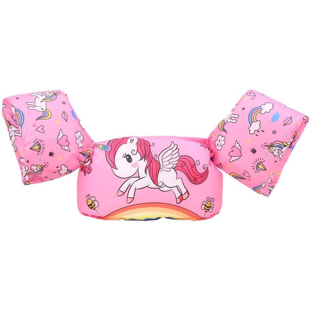 GENERICO - Flotador Alitas Unicornio Bebe Niños Chaleco Piscina Verano.