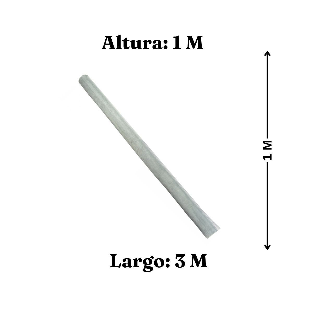 GENERICO - Malla mosquito galvanizada 14x14x0.21x1.0x3mt (3mt) Bighouse