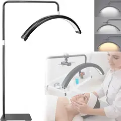 GENERICO - Lampara Led Media Luna Estética Para Pestañas Cejas Cutis Negro