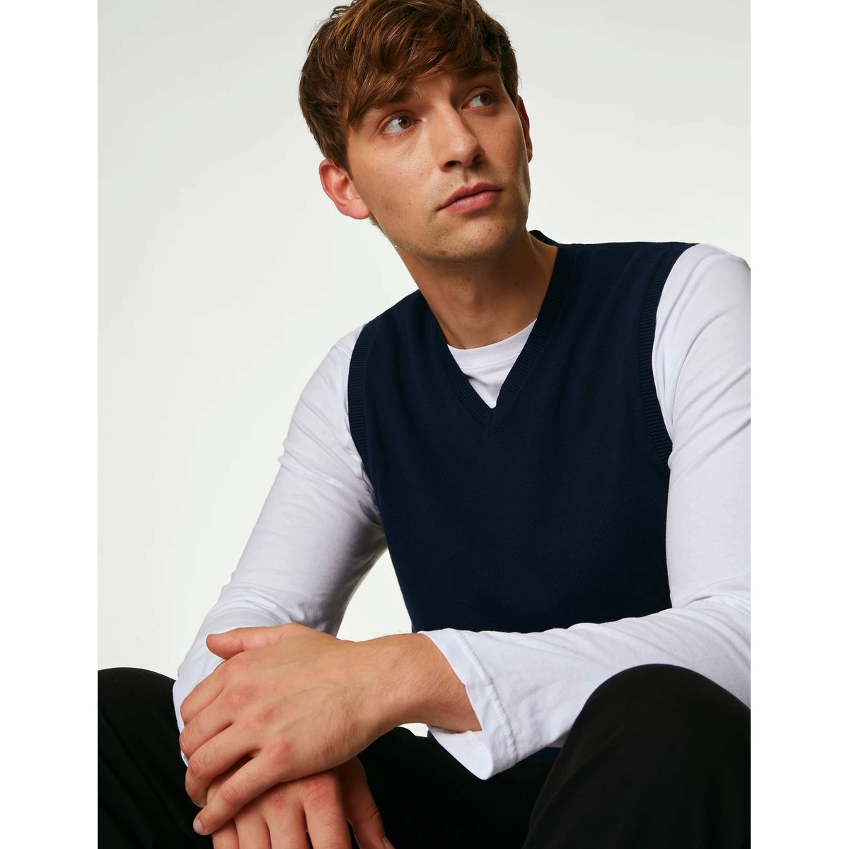 KINGS CROSS - Sweater sin mangas cuello en V