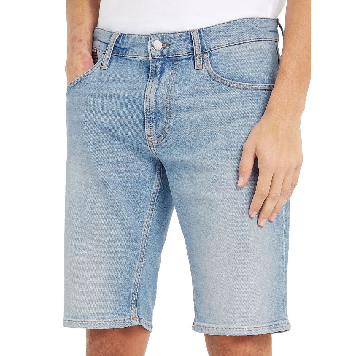 TOMMY HILFIGER - Shorts Denim Desgastados Azul Tommy Jeans