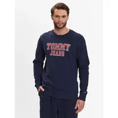 TOMMY HILFIGER - Polerón Regular Entry Graphic Azul Tommy Jeans