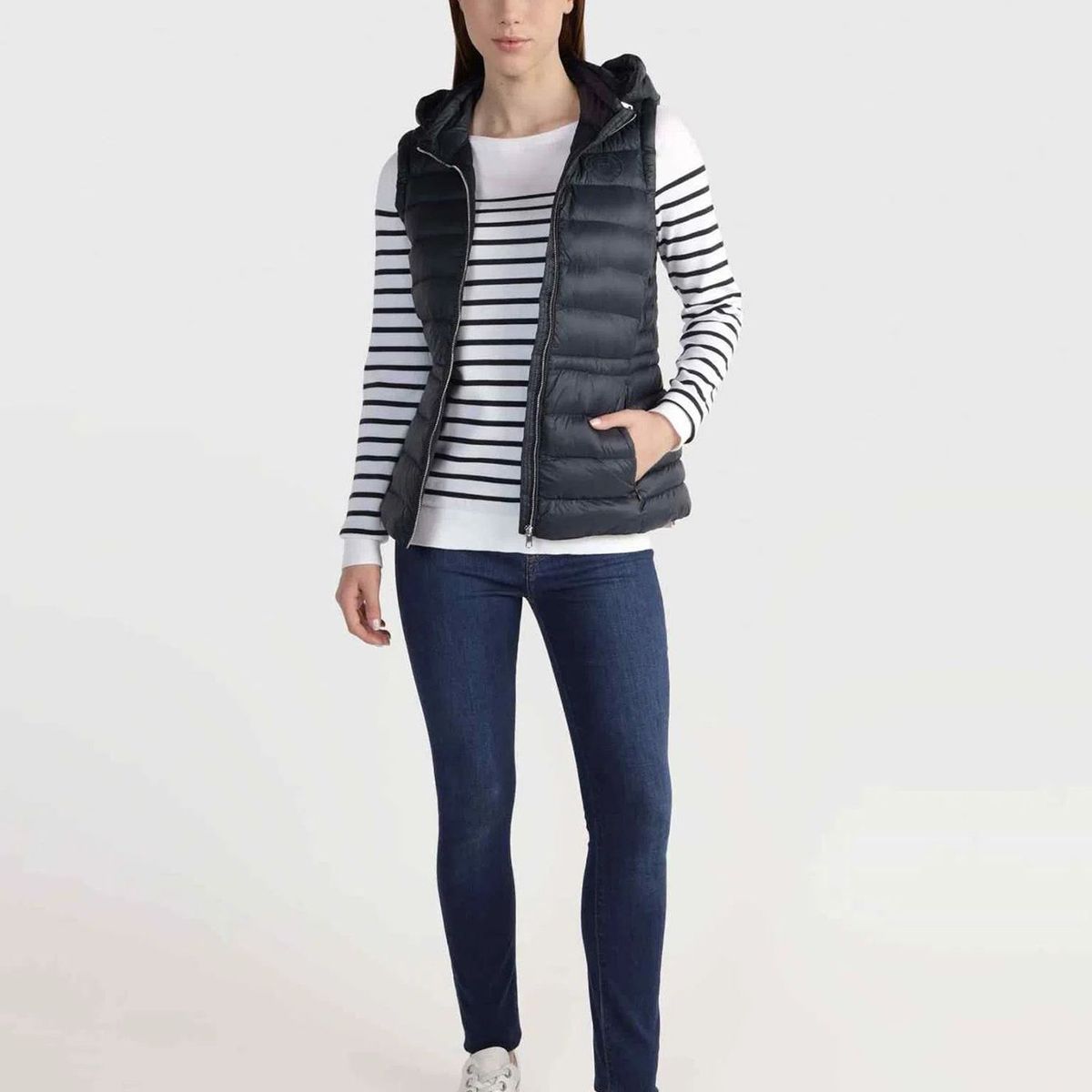 TOMMY HILFIGER - Parka Vest Acolchada Azul Tommy Hilfiger