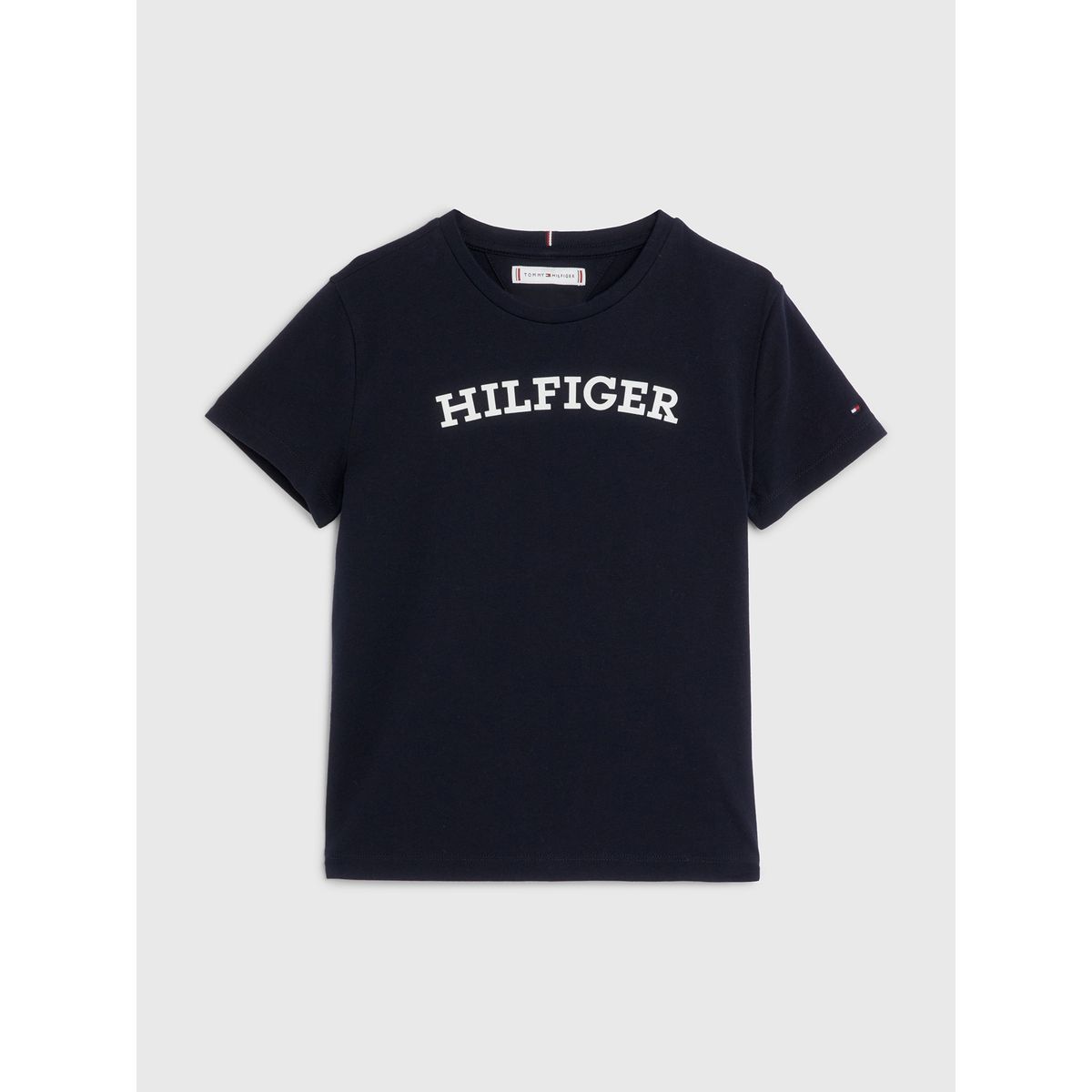 TOMMY HILFIGER - Polera Monotype Relaxed Azul Niña Tommy Hilfiger