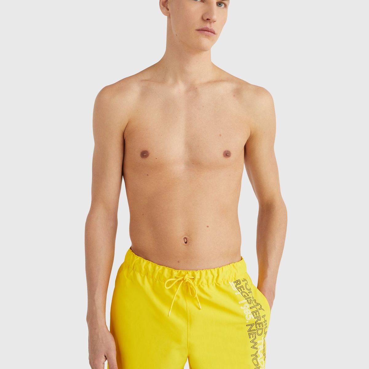 TOMMY HILFIGER - Traje De Baño Logo Est. 1985 Amarillo Tommy Hilfiger