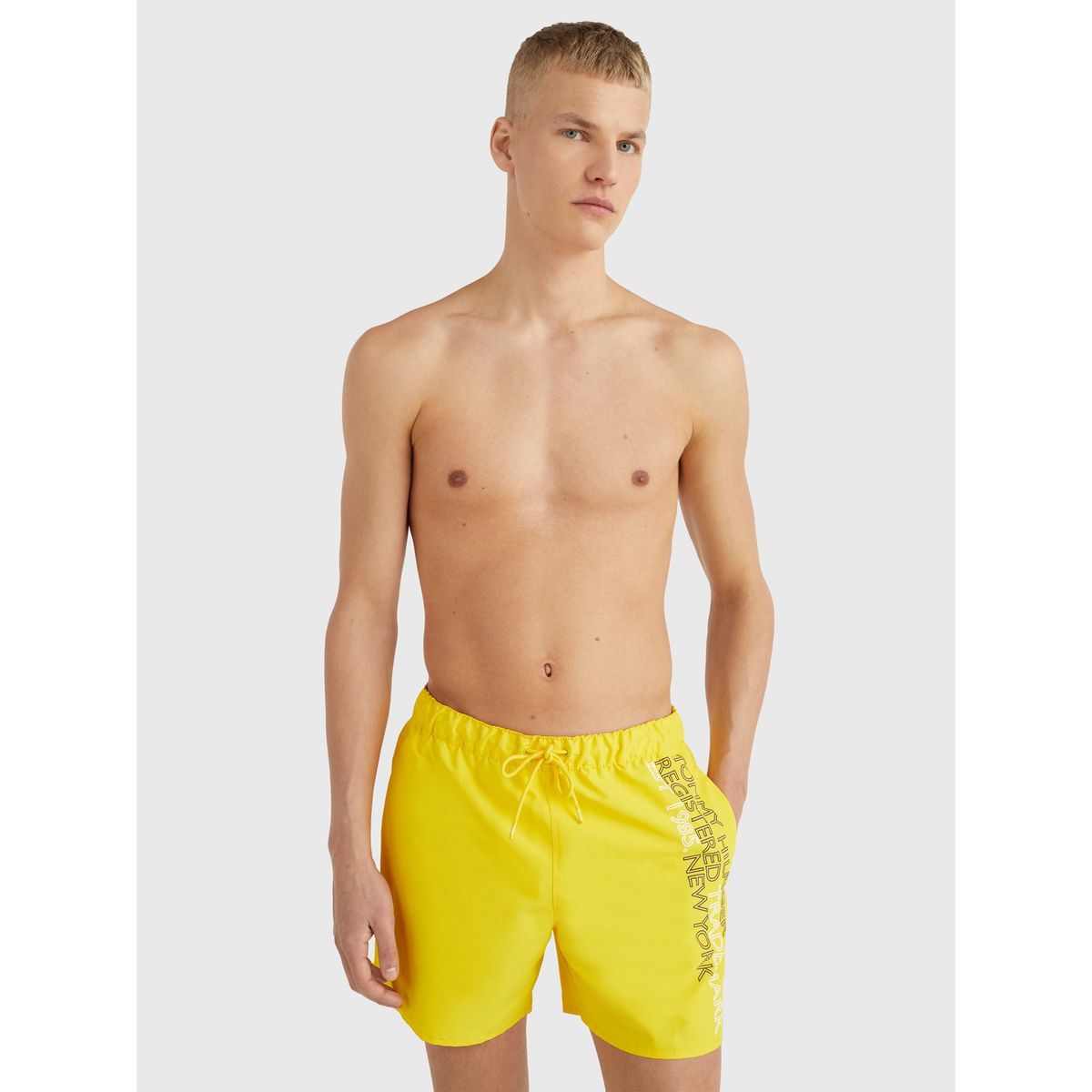 TOMMY HILFIGER - Traje De Baño Logo Est. 1985 Amarillo Tommy Hilfiger