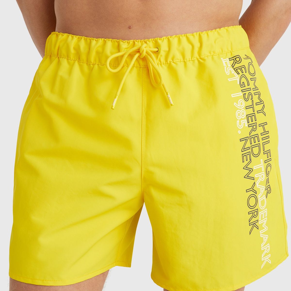 TOMMY HILFIGER - Traje De Baño Logo Est. 1985 Amarillo Tommy Hilfiger