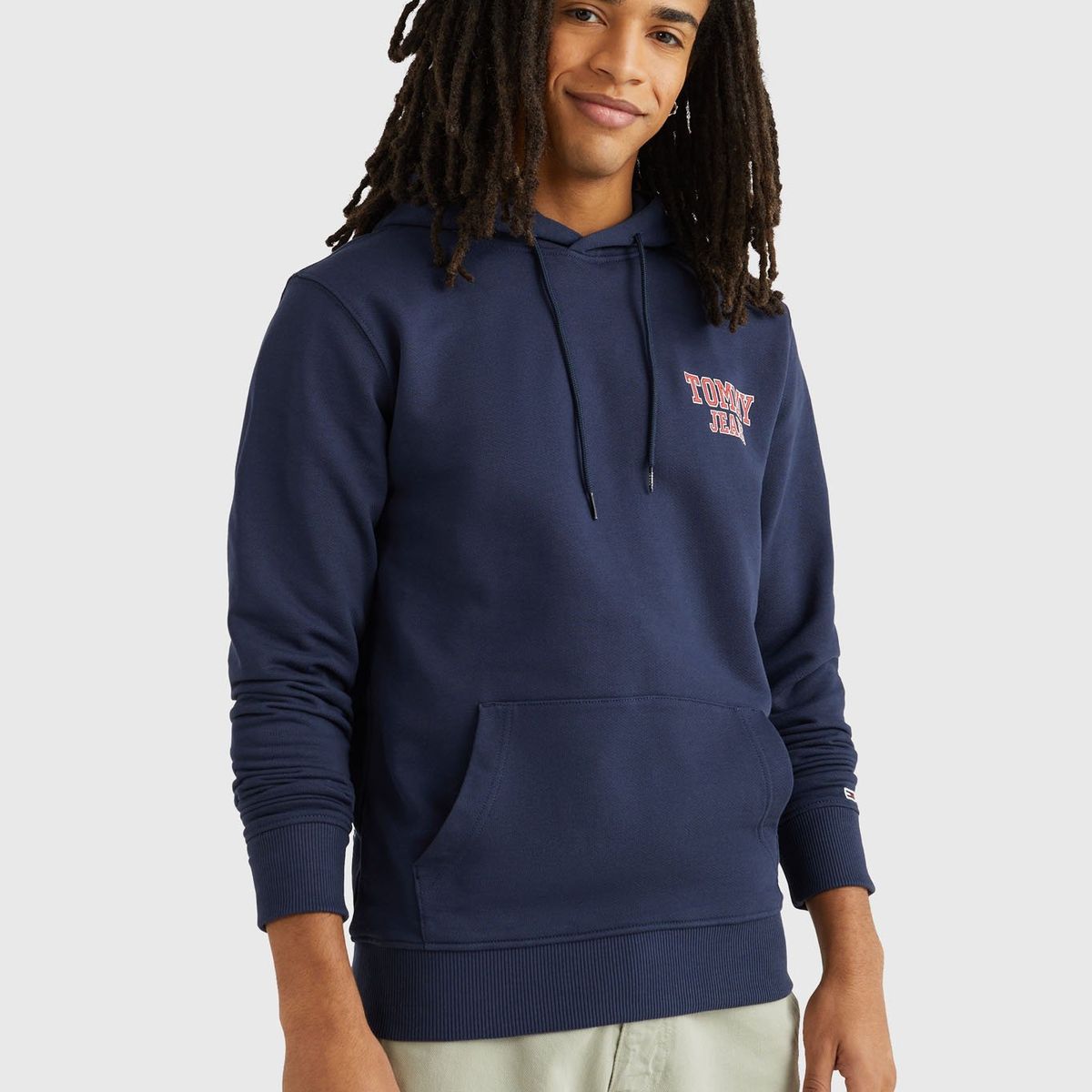 TOMMY HILFIGER - Polerón Hoodie Entry Graphic  Azul Tommy Jeans