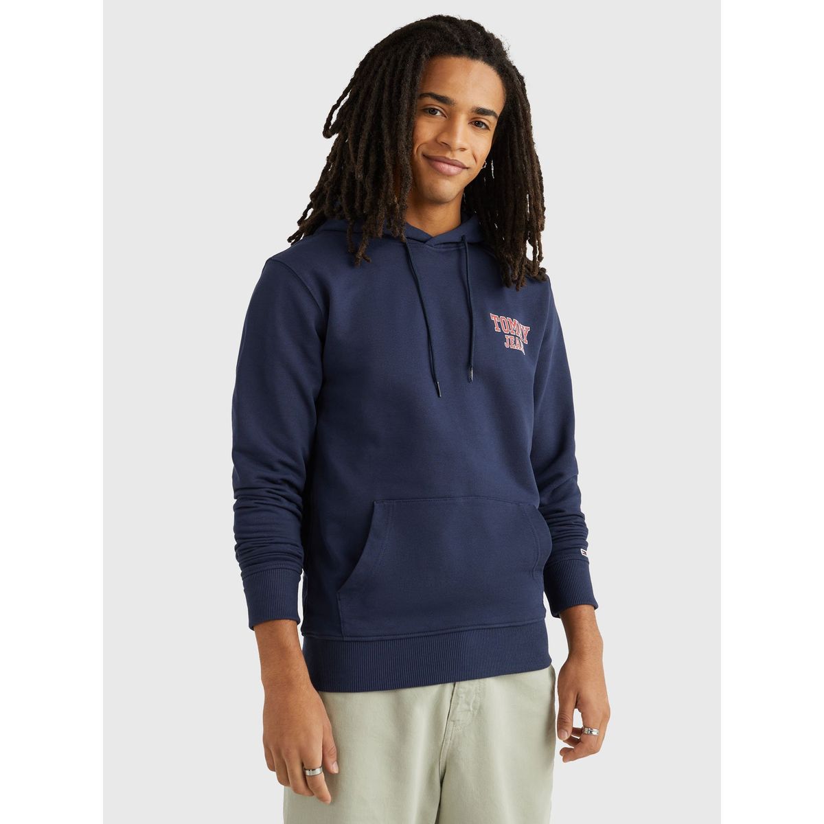 TOMMY HILFIGER - Polerón Hoodie Entry Graphic  Azul Tommy Jeans