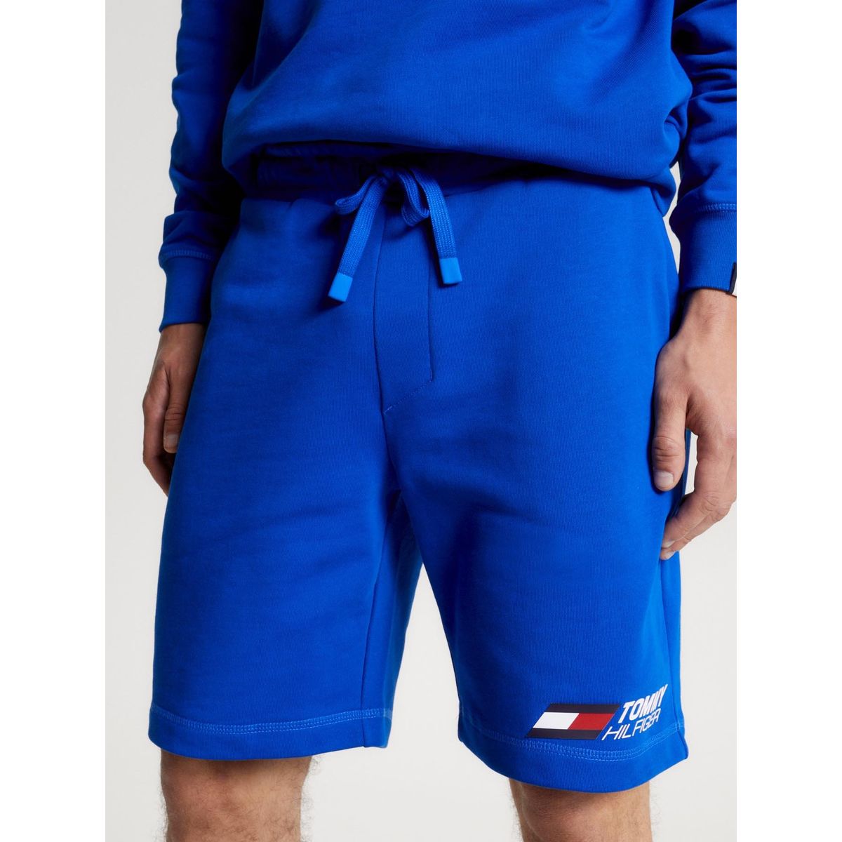 TOMMY HILFIGER - Shorts Sport Essential Th Cool Azul Tommy Hilfiger