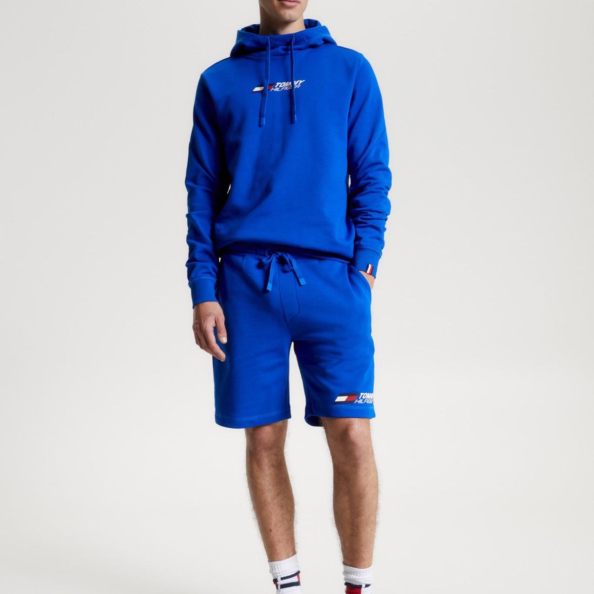 TOMMY HILFIGER - Shorts Sport Essential Th Cool Azul Tommy Hilfiger