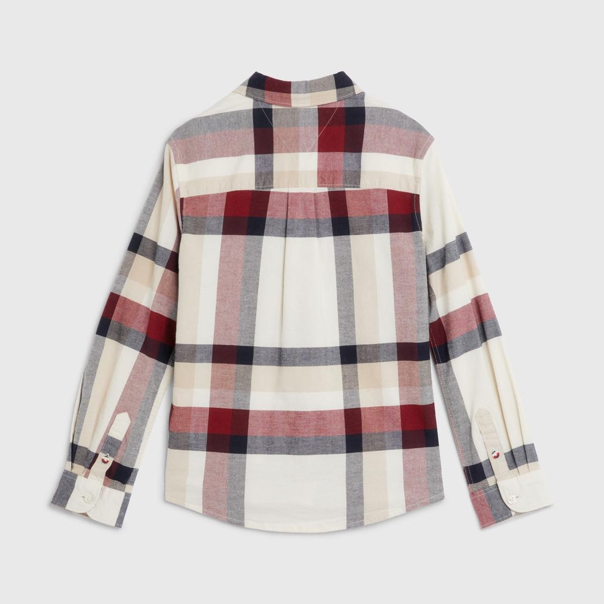 TOMMY HILFIGER - Camisa Global Stripe Check Multicolor Tommy Hilfiger Niño