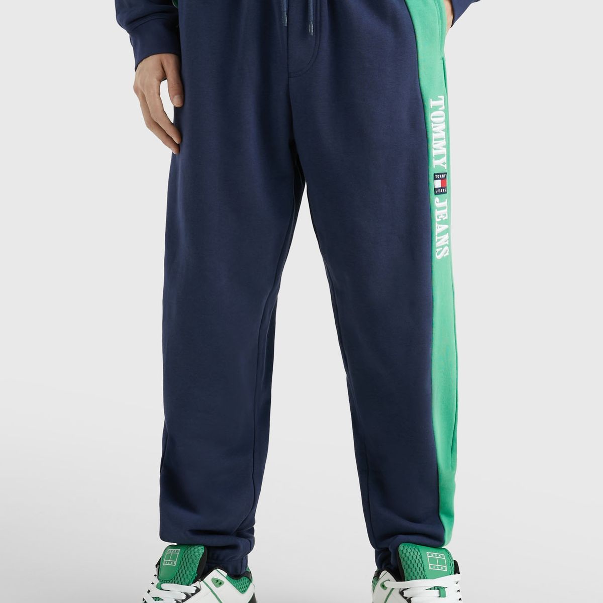 TOMMY HILFIGER - Joggers Relaxed Archive Logo Azul Tommy Jeans