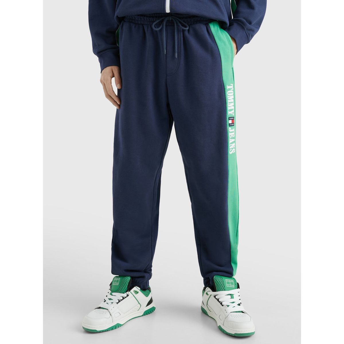 TOMMY HILFIGER - Joggers Relaxed Archive Logo Azul Tommy Jeans