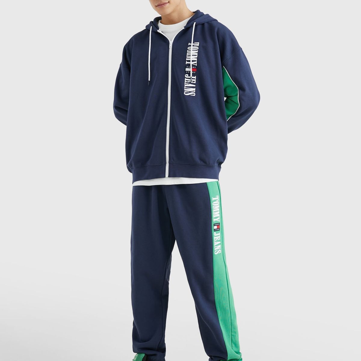 TOMMY HILFIGER - Joggers Relaxed Archive Logo Azul Tommy Jeans