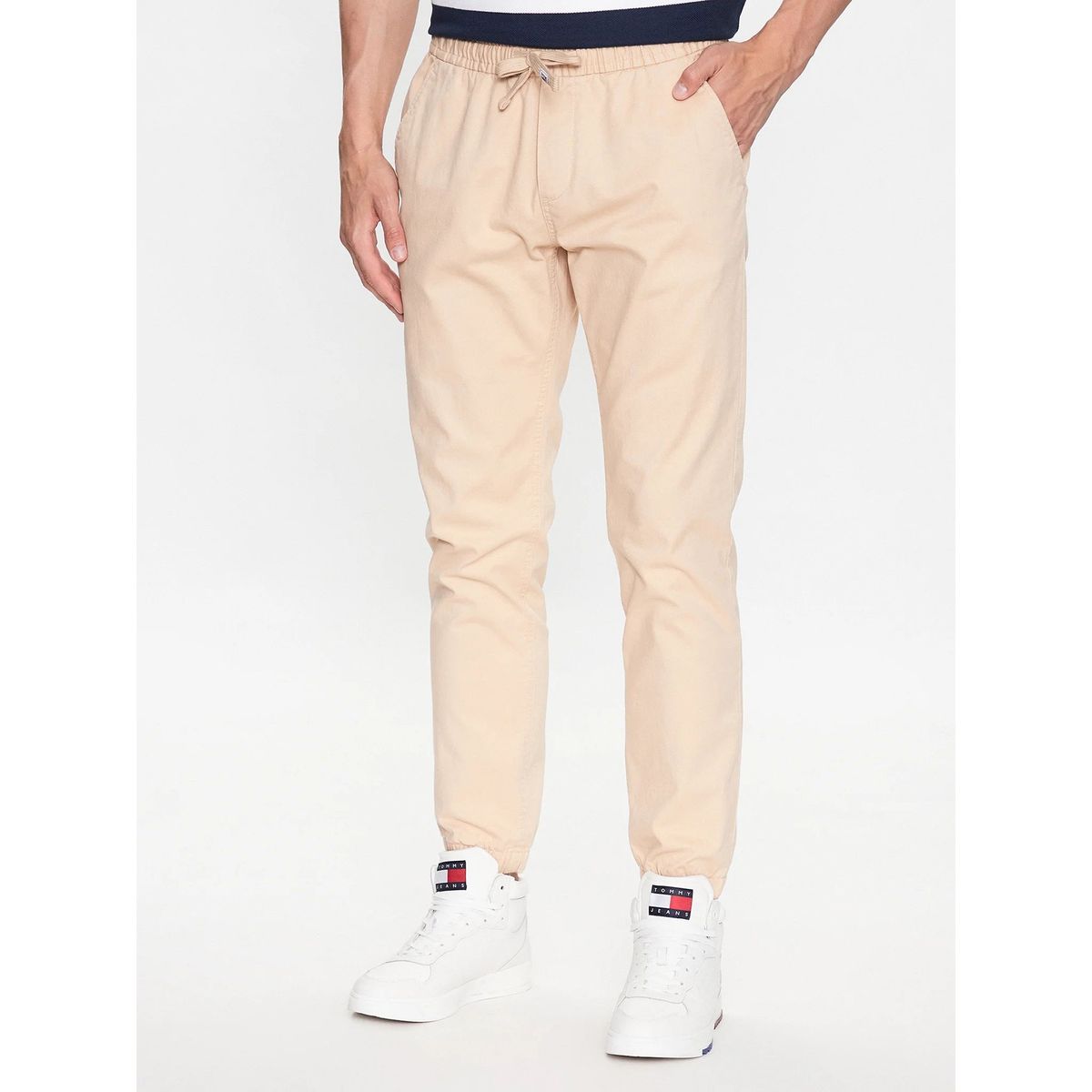TOMMY HILFIGER - Joggers Soft Scanton  Beige Tommy Jeans