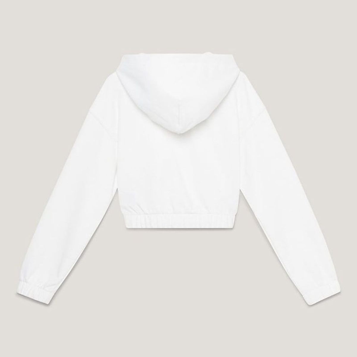 TOMMY HILFIGER - Polerón Hoodie Con Logo Blanco Niña Tommy Hilfiger