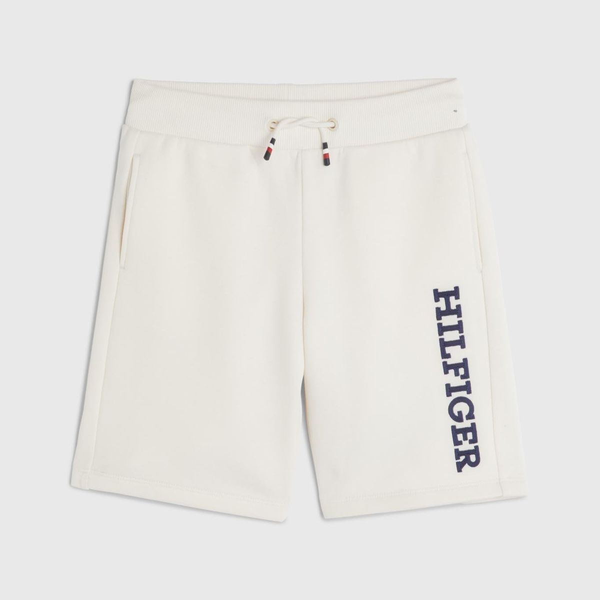 TOMMY HILFIGER - Short Con Logo Monotype Blanco Tommy Hilfiger Niño
