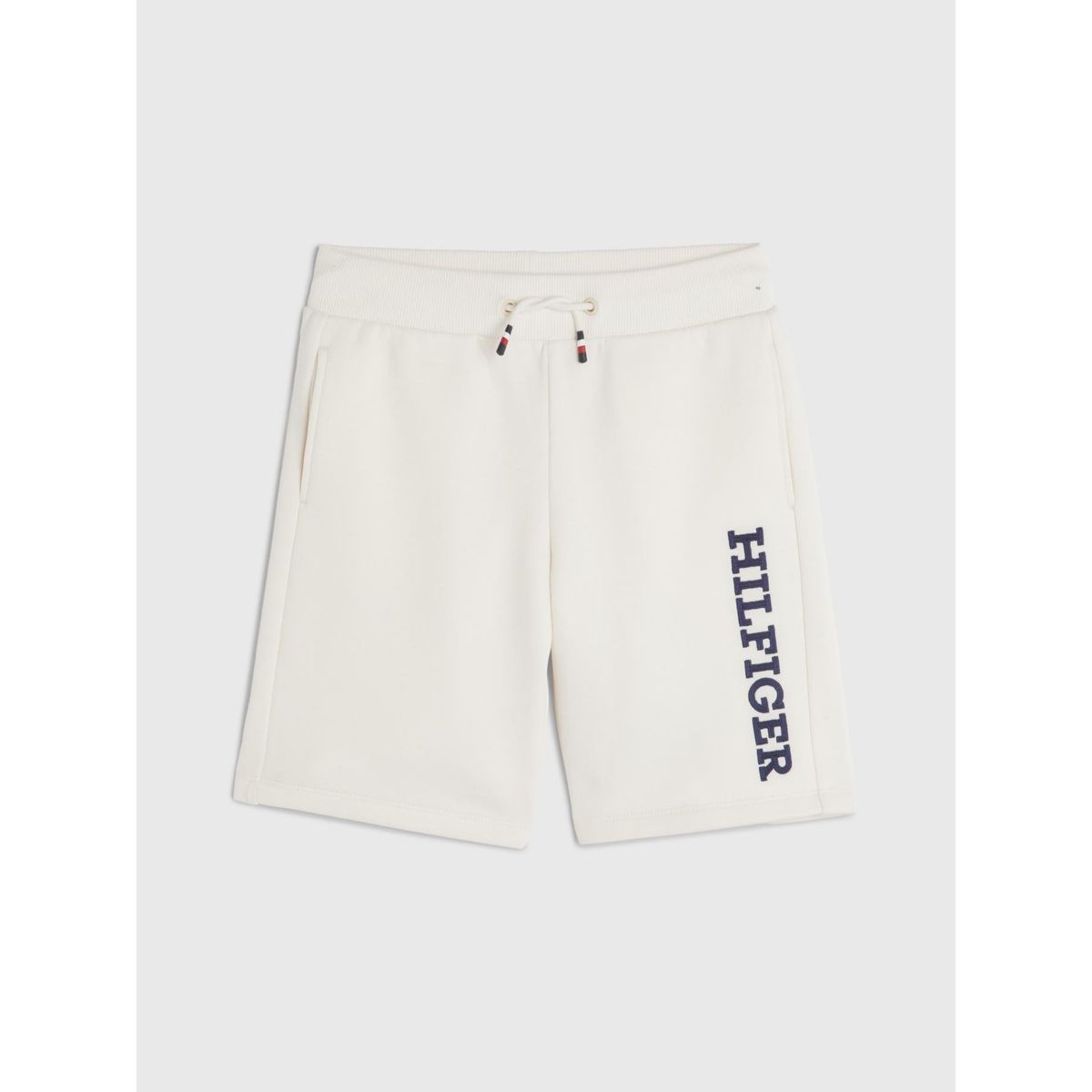TOMMY HILFIGER - Short Con Logo Monotype Blanco Tommy Hilfiger Niño