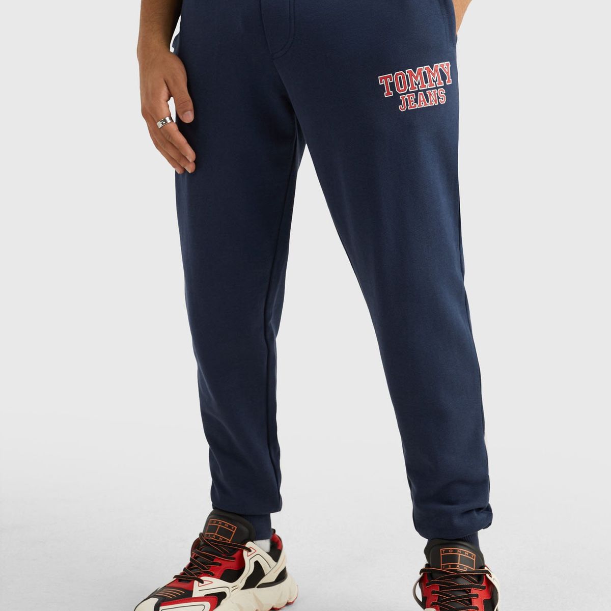 TOMMY HILFIGER - Joggers Graphic Slim Fit Azul Tommy Jeans