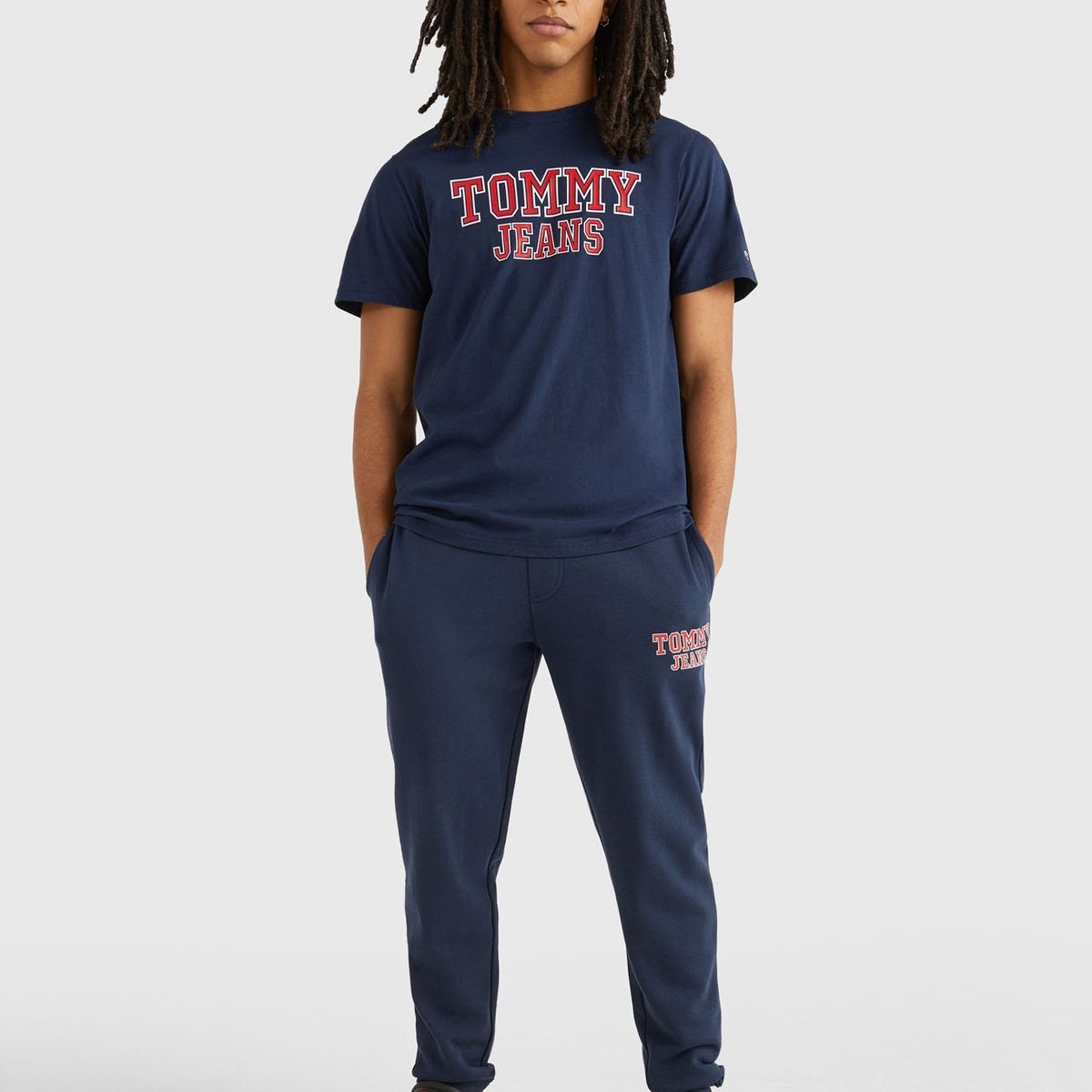 TOMMY HILFIGER - Joggers Graphic Slim Fit Azul Tommy Jeans