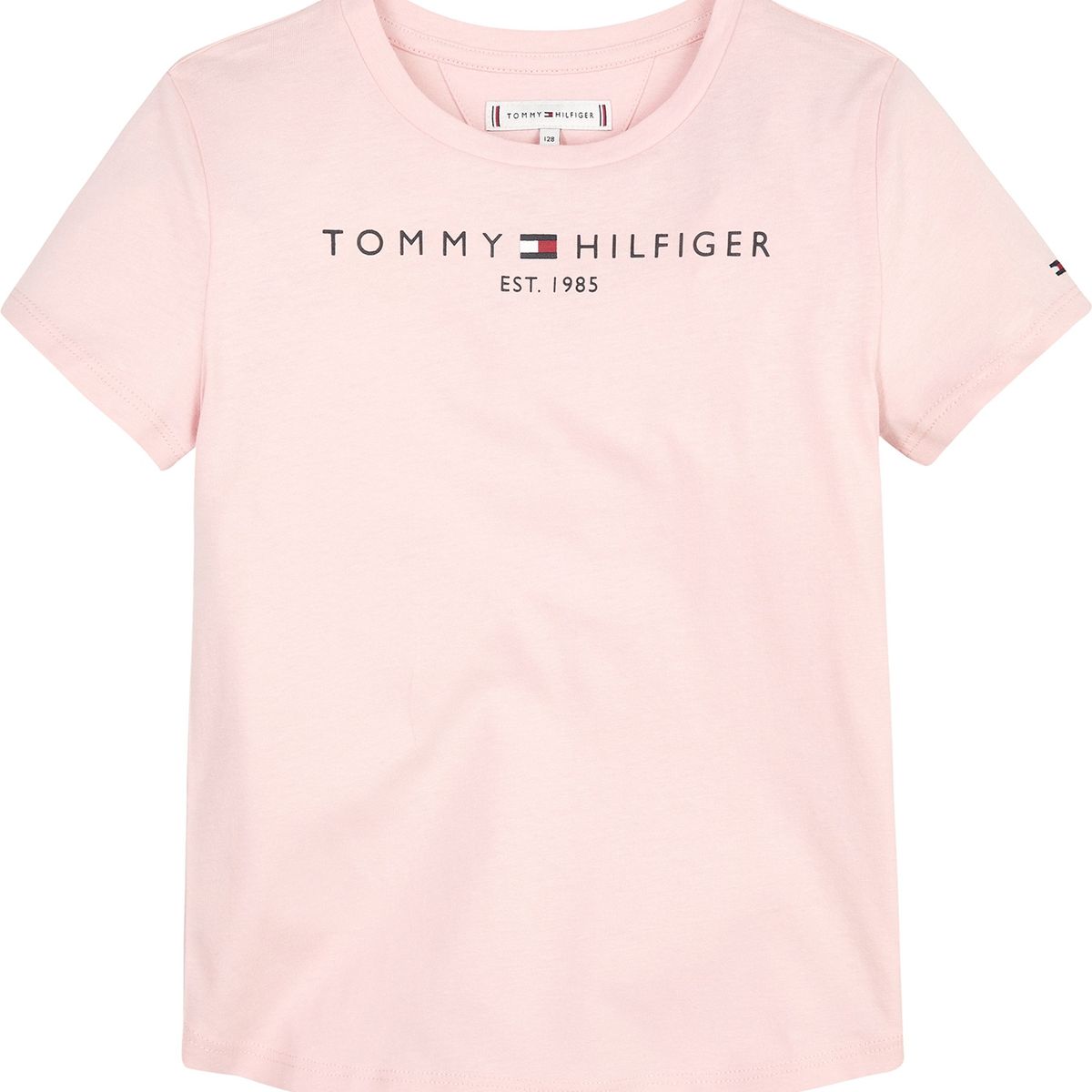 TOMMY HILFIGER - Polera Essential Established 1985 Rosado Niña Tommy Hilfiger