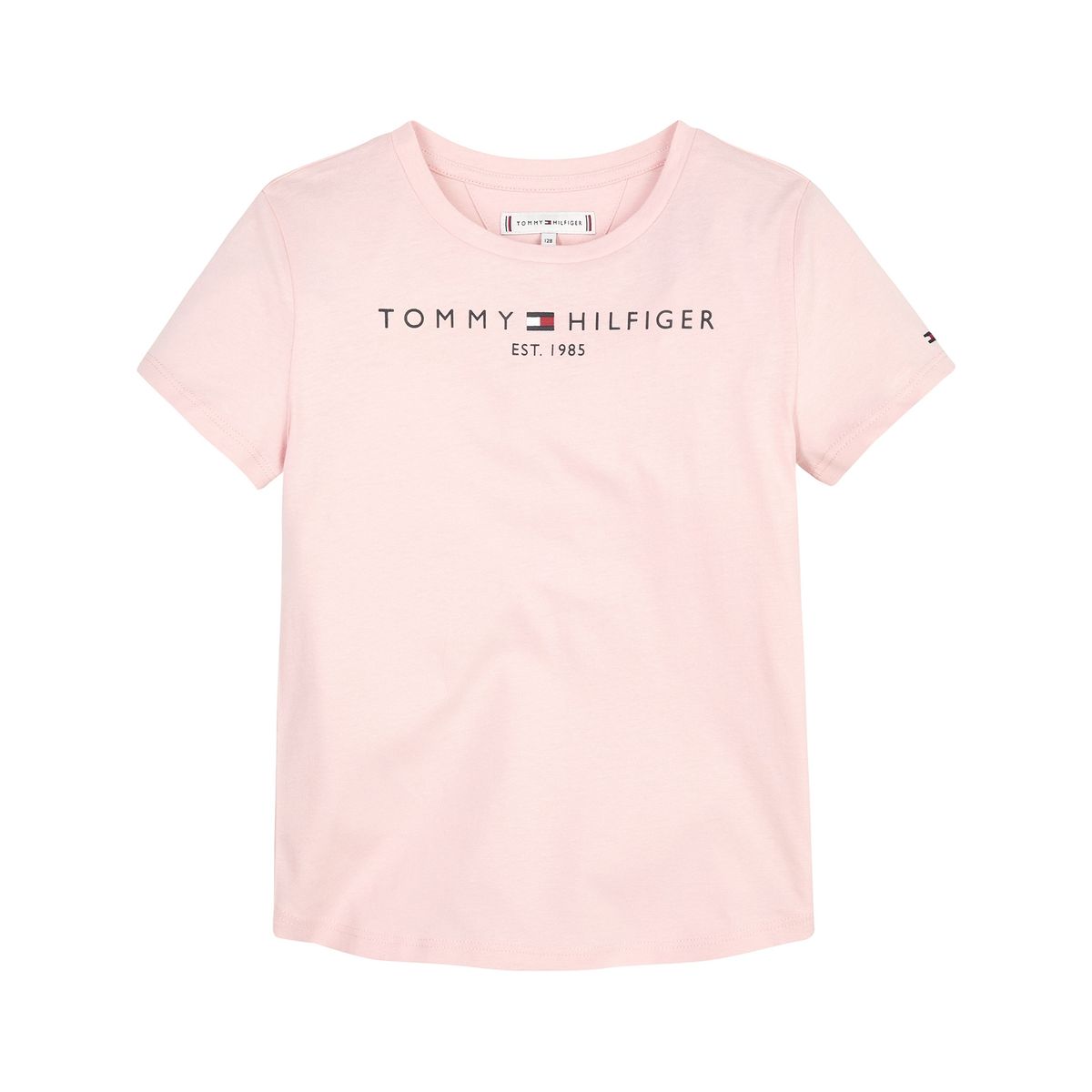 TOMMY HILFIGER - Polera Essential Established 1985 Rosado Niña Tommy Hilfiger