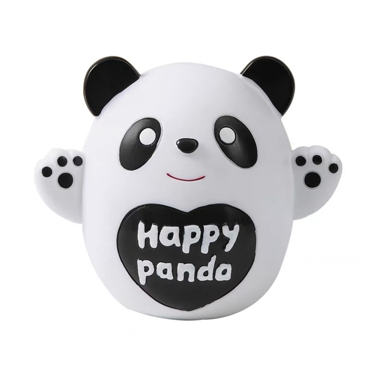 GENERICO - Hucha Creativa Para Monedas Alcancía Anticaída Panda Happy