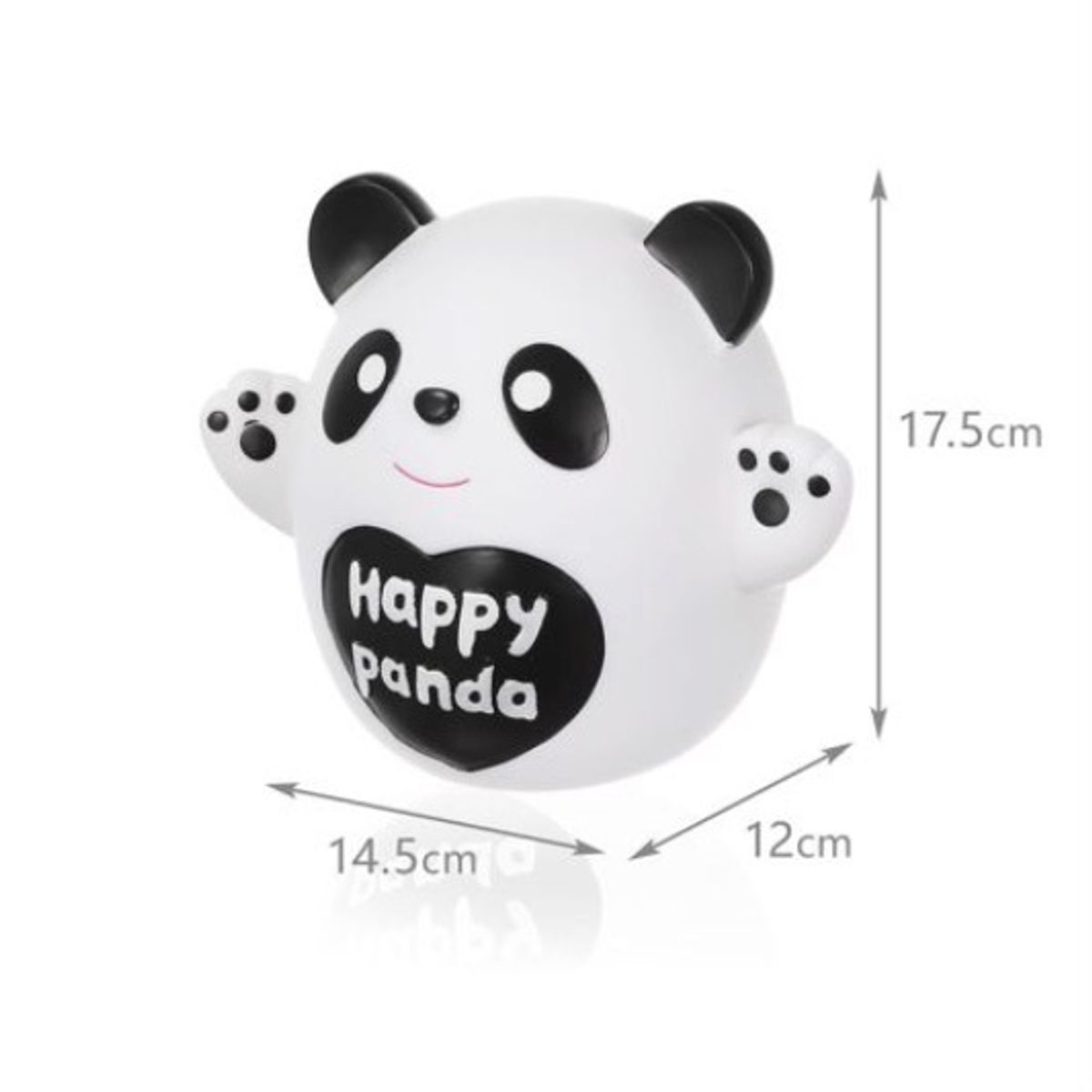GENERICO - Hucha Creativa Para Monedas Alcancía Anticaída Panda Happy