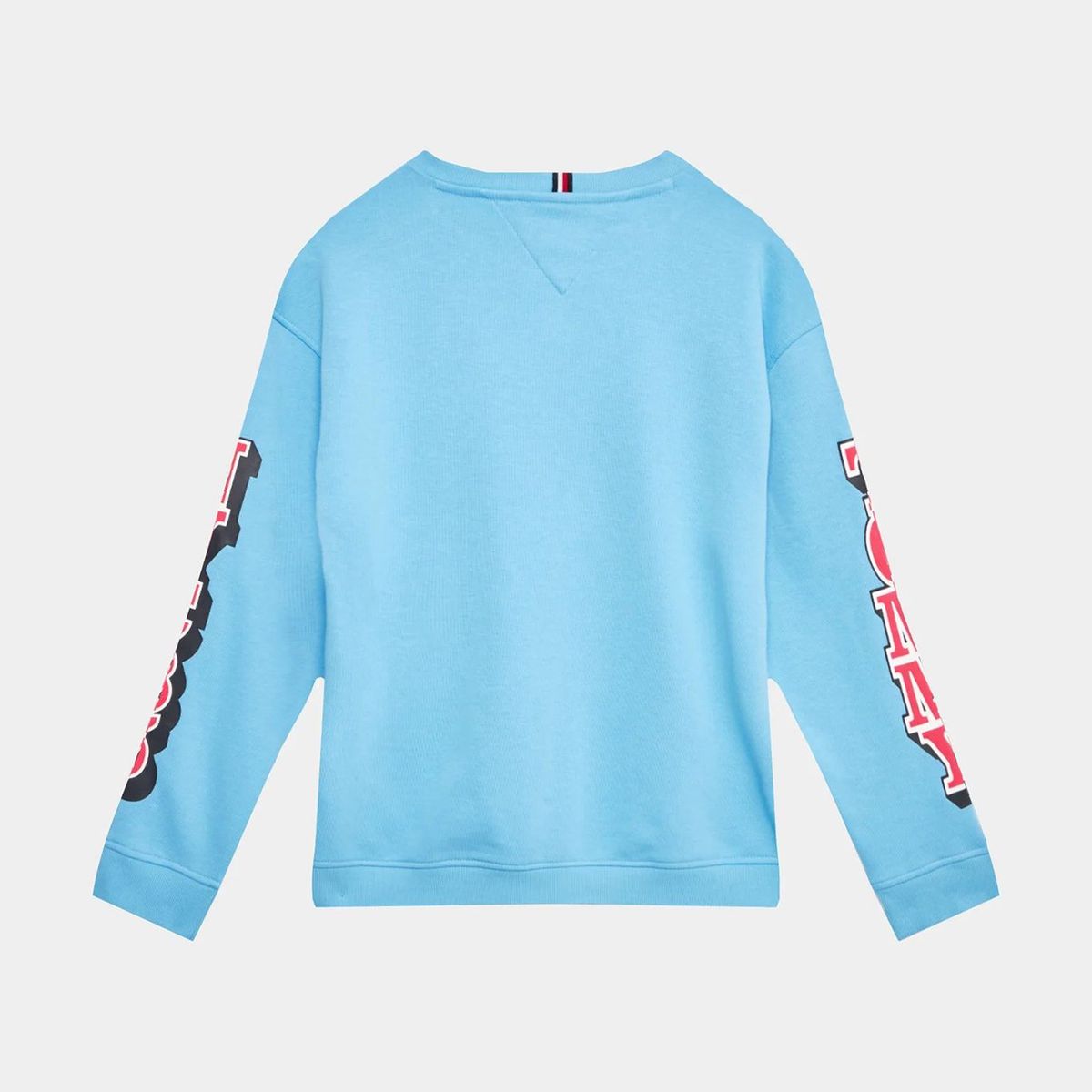 TOMMY HILFIGER - Polerón De Felpa Con Logo Celeste Tommy Hilfiger Niño