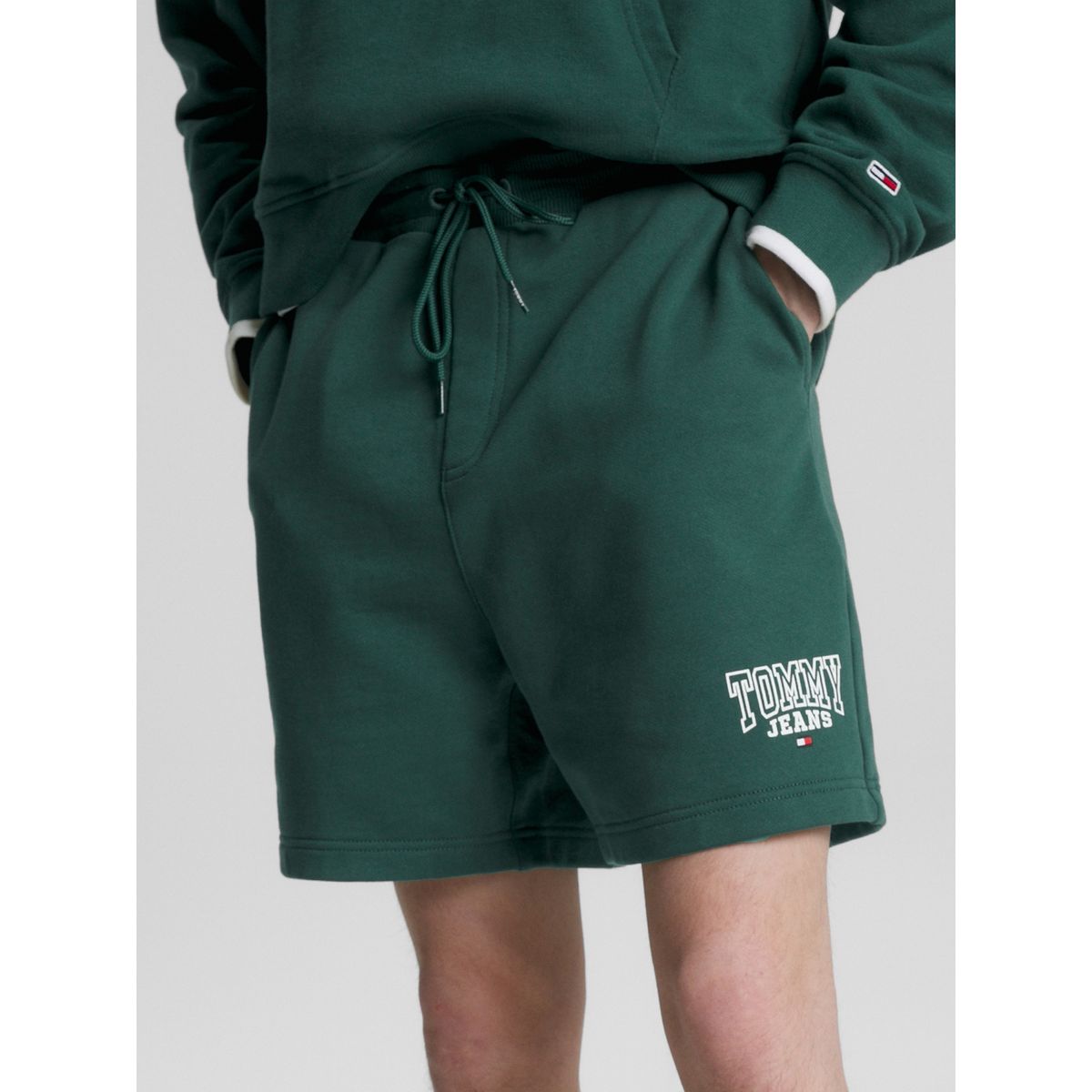 TOMMY HILFIGER - Shorts Entry Beach  Verde Tommy Jeans