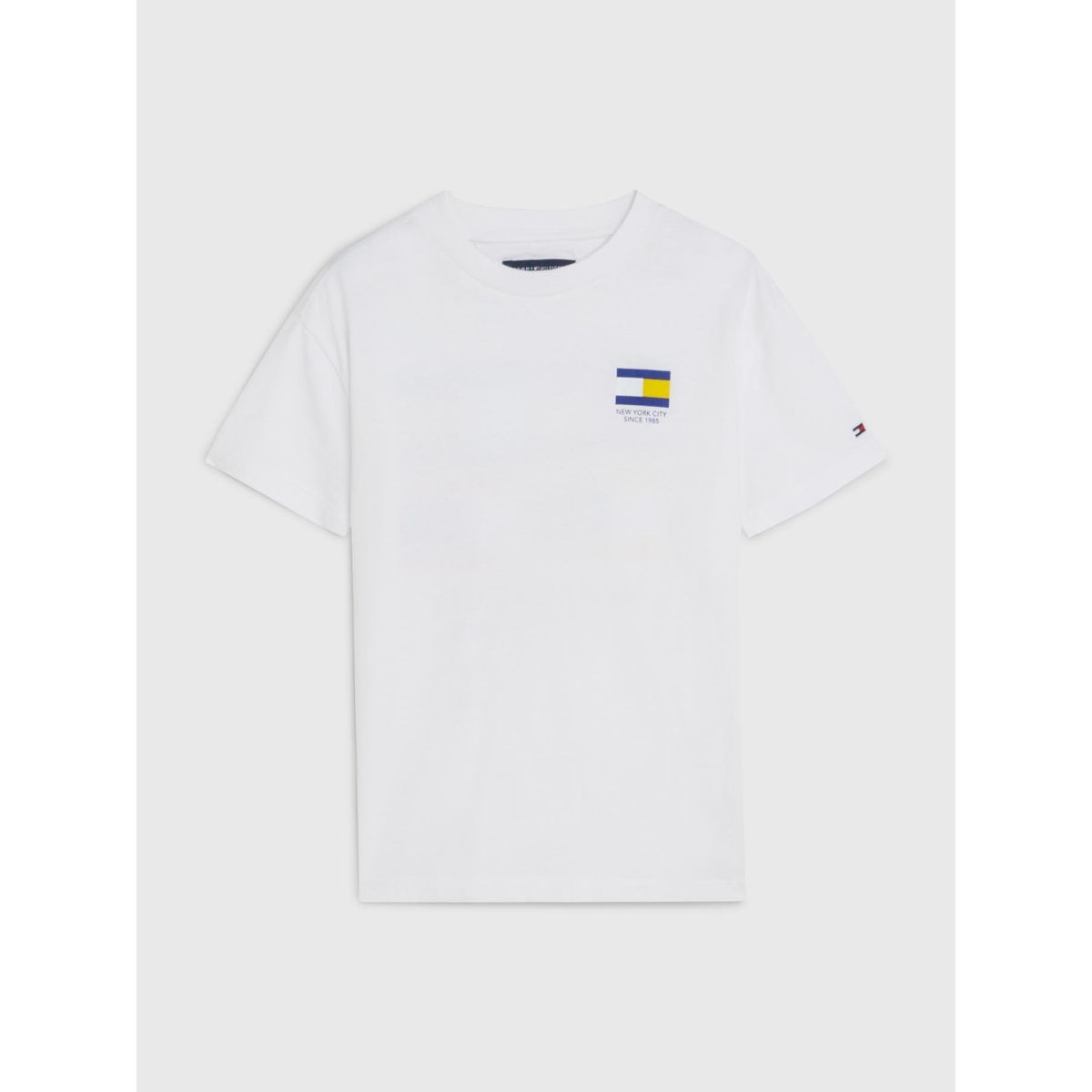 TOMMY HILFIGER - Polera Multi Banderas Blanco Tommy Hilfiger Niño