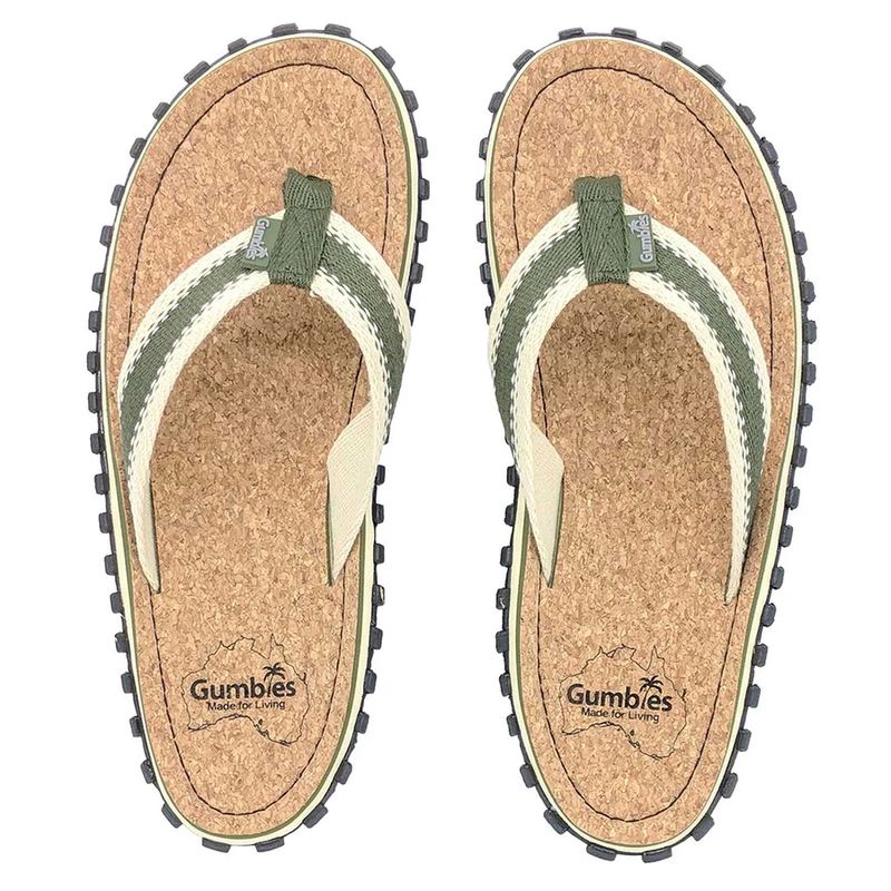 GUMBIES - Sandalias Gumbies Corker Flip-Flops Verde