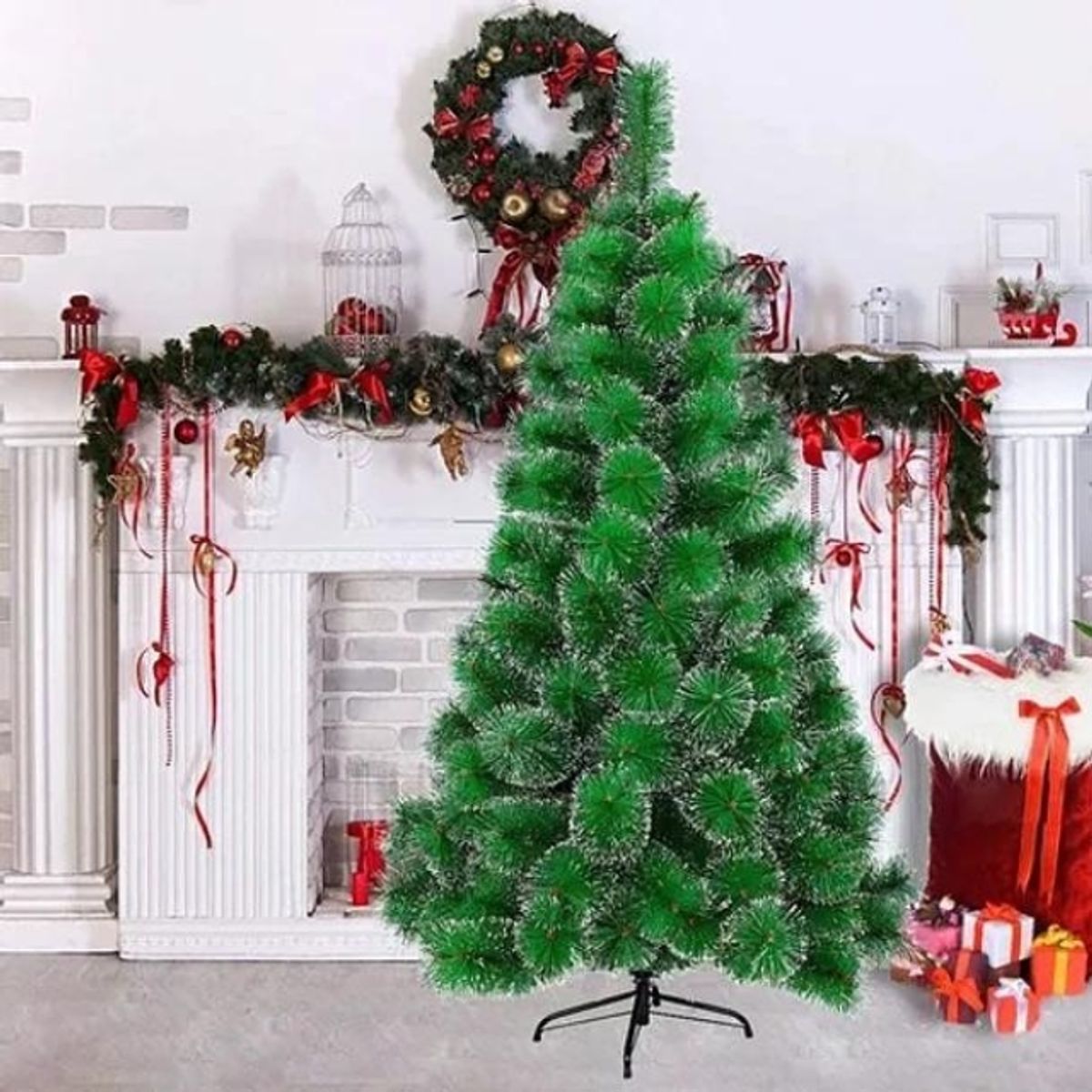 GENERICO - Árbol Navidad Arbolito Con Nieve 150 Cm