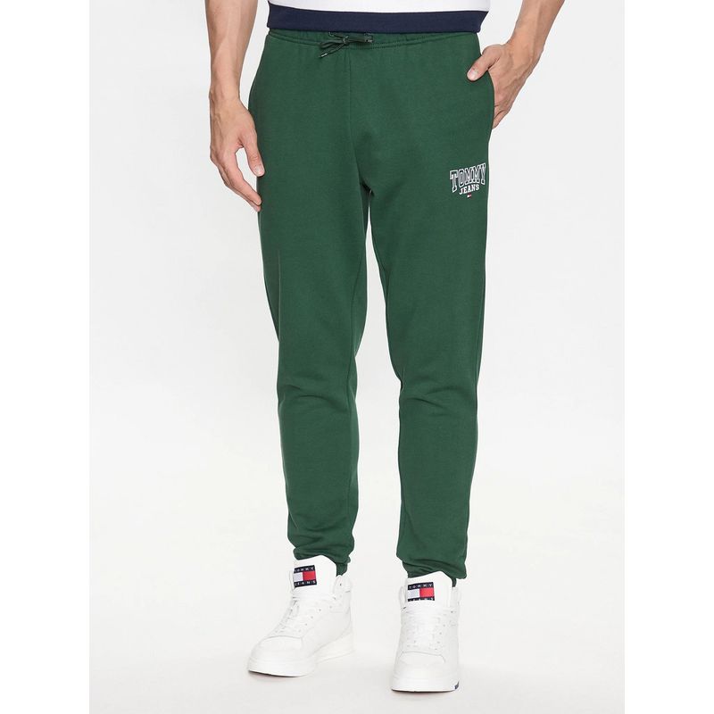 TOMMY HILFIGER - Joggers Graphic Slim Fit Con Logo Verde Tommy Jeans