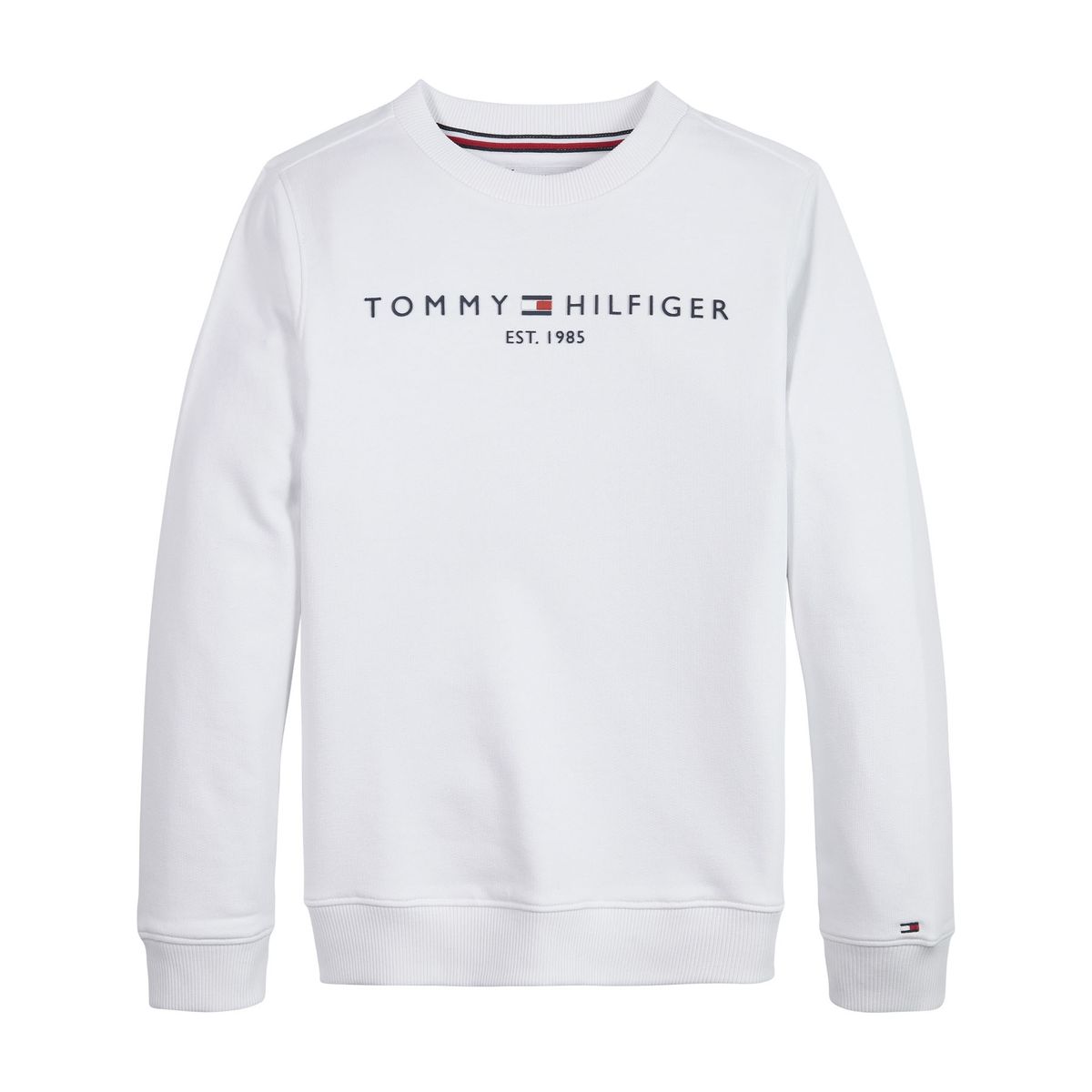 TOMMY HILFIGER - Polerón Essential Con Logo Blanco Tommy Hilfiger Niño