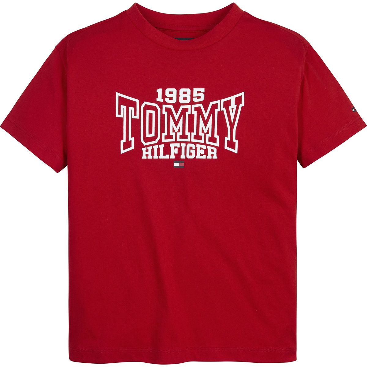 TOMMY HILFIGER - Polera Logo 1985 Rojo Tommy Hilfiger Niño