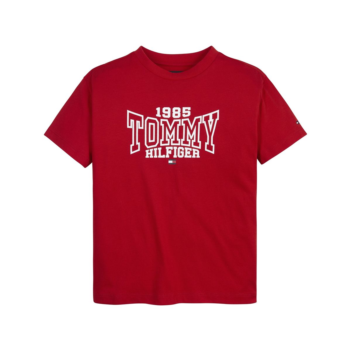 TOMMY HILFIGER - Polera Logo 1985 Rojo Tommy Hilfiger Niño