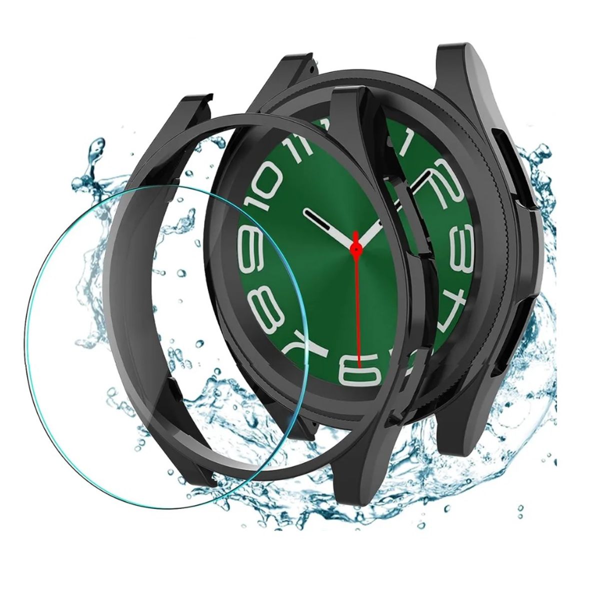 GENERICO - Protector + Lámina Vidrio Para Galaxy Watch 6 Classic