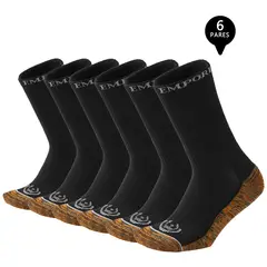 GIOVACCHINO - Pack de 6 Calcetines Largos Deportivos Cobre Hombre