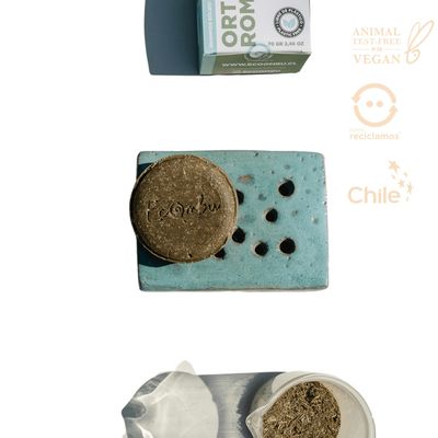 Imagen 2 del producto Shampoo sólido Ortiga Romero 70 gramos.-